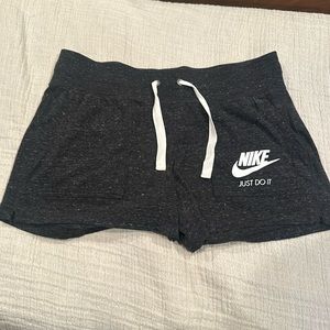 Nike women’s drawstring shorts. Never worn. Gray/Medium
